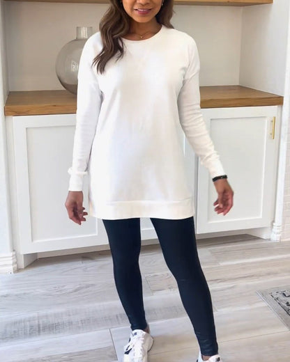 Lange Mouw Sweater Oversized Zacht en Comfortabel