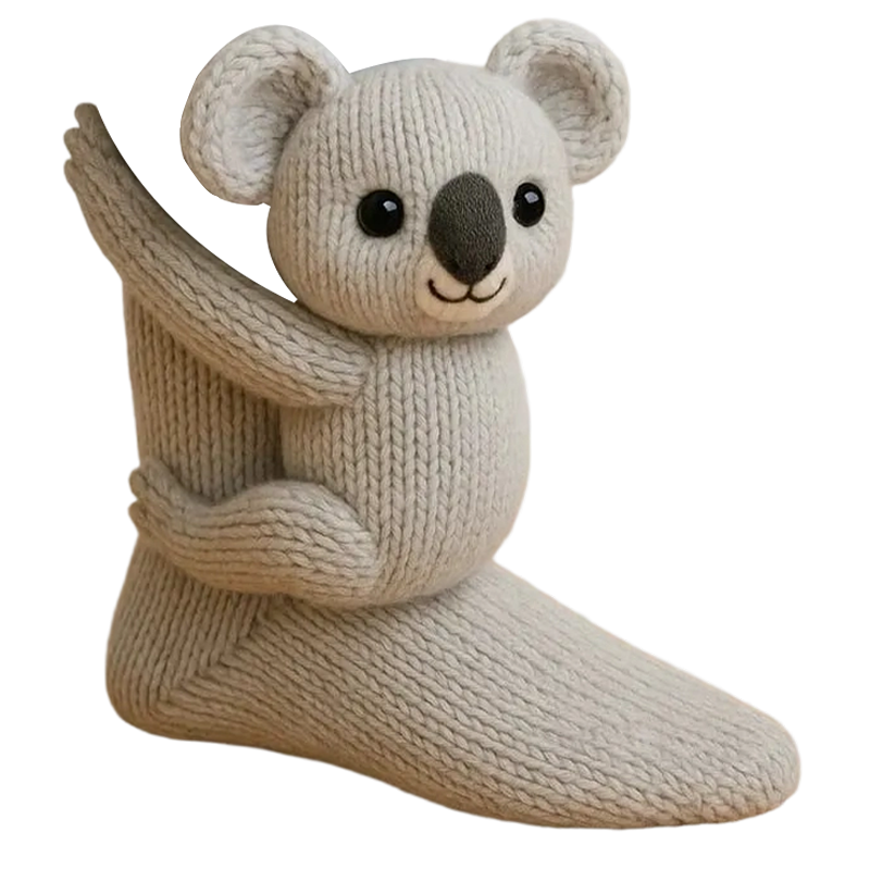 Knuffel Sokken met Dieren Design – Zachte Hugsokken voor Warmte en Comfort