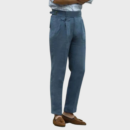 Hoge Taille Mannenbroek Premium Stof Comfortabel Zitten