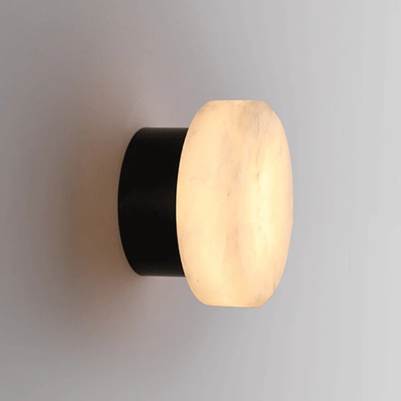 Marmeren Wandverlichting met Scandinavische Elegantie – Premium Natuursteen & Zachte LED