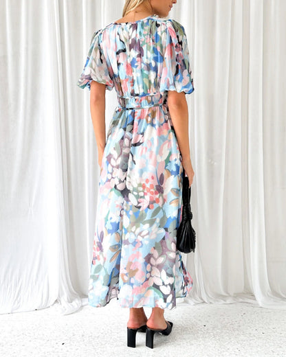 Dames Lange Jurk Boho Chic Stijl