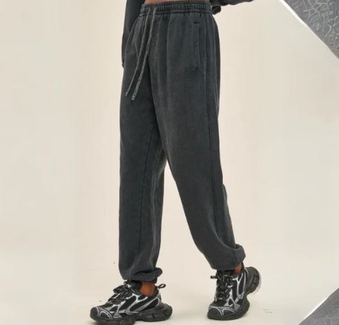 Zwarte Joggingbroek Sportief Comfortabel Noa