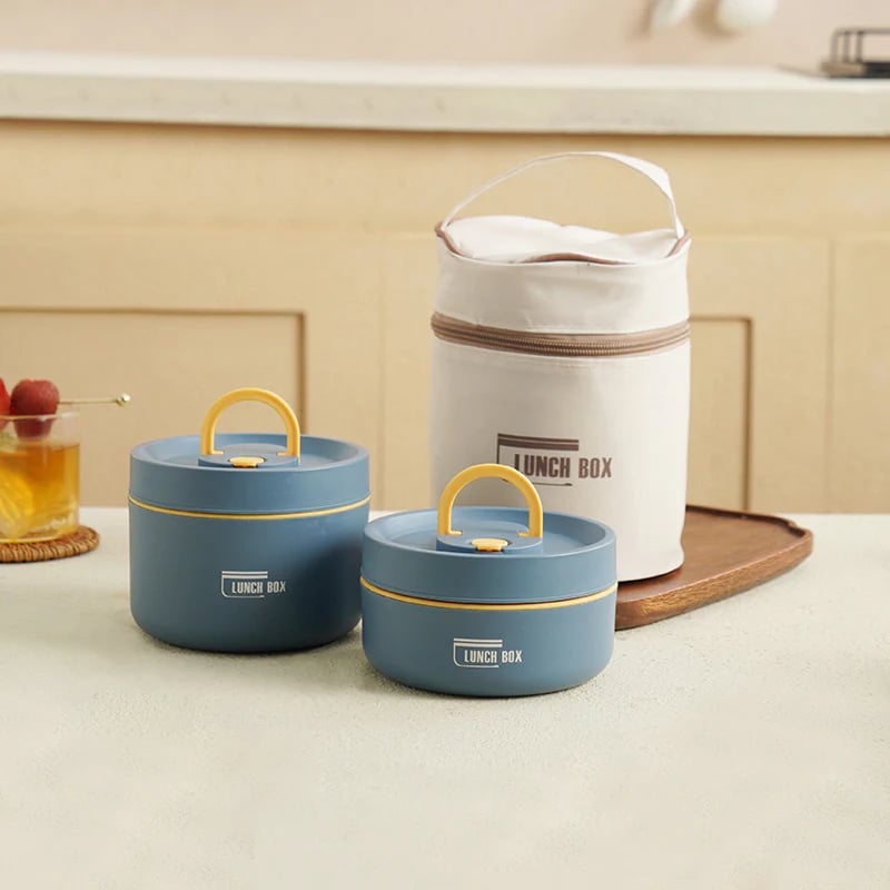 Geïsoleerde Lunchbox met Vacuümtechnologie – Houdt Eten Tot 4 Uur Warm – Lekvrij RVS Ontwerp – Ideaal voor School en Werk