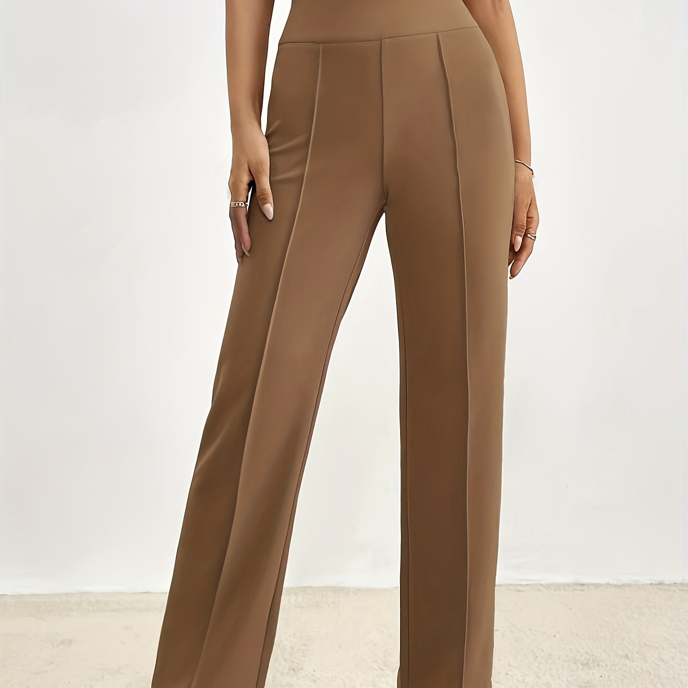 Elegante Rechte Broek voor Vrouw Comfortabel
