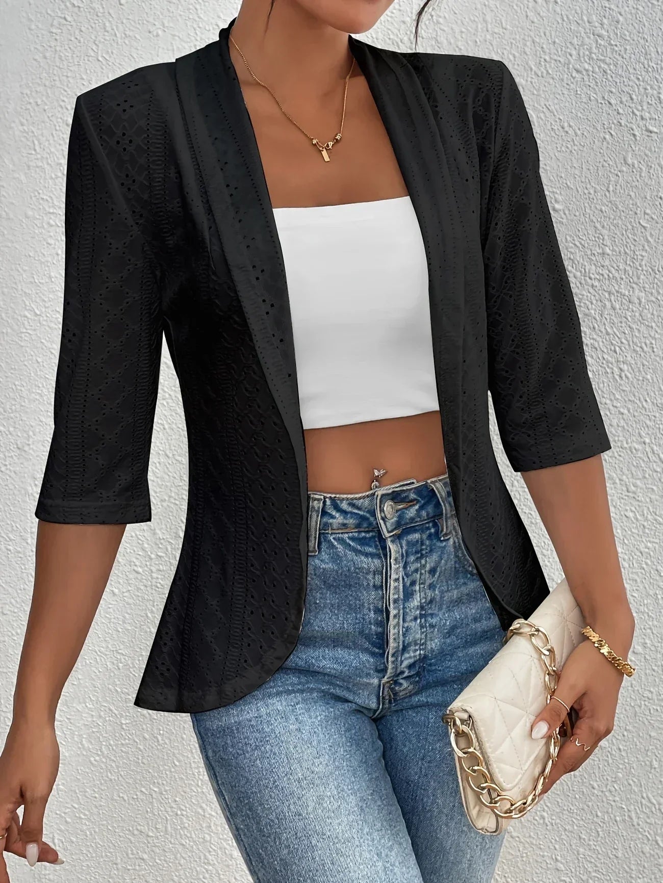 Vest Drape Stijl Sasha Jurkvest