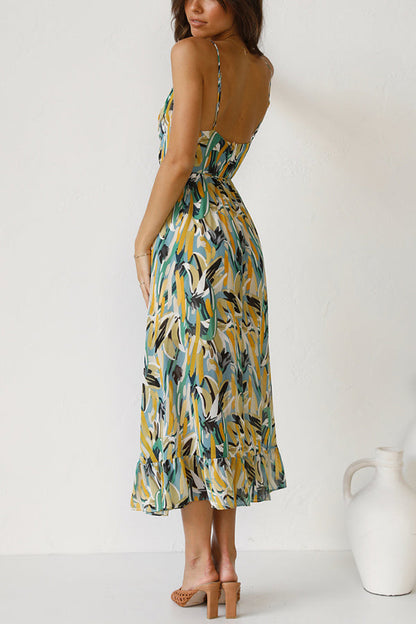 Vrouwen Zomerjurk Midi Veelkleurig Jurk Zomerkleding