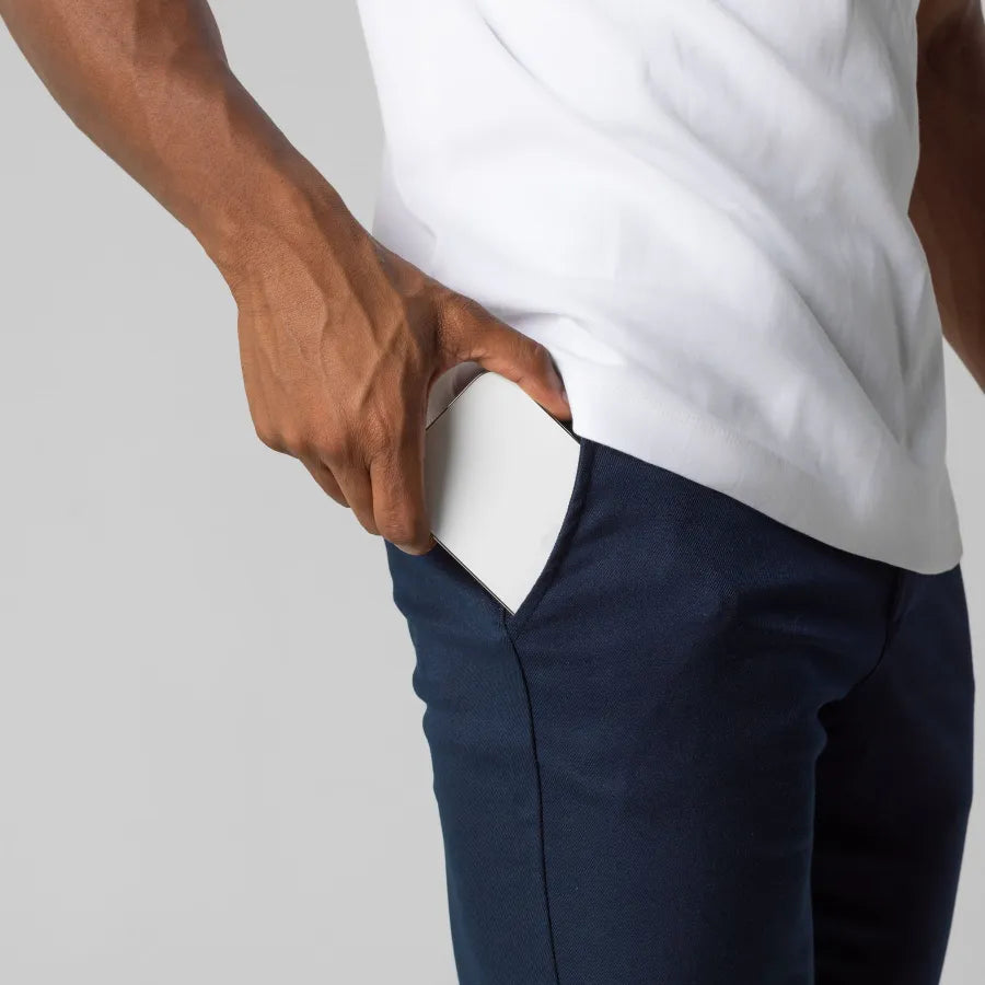 Comfortabele Chino Broek Heren Slim Fit Rekbaar