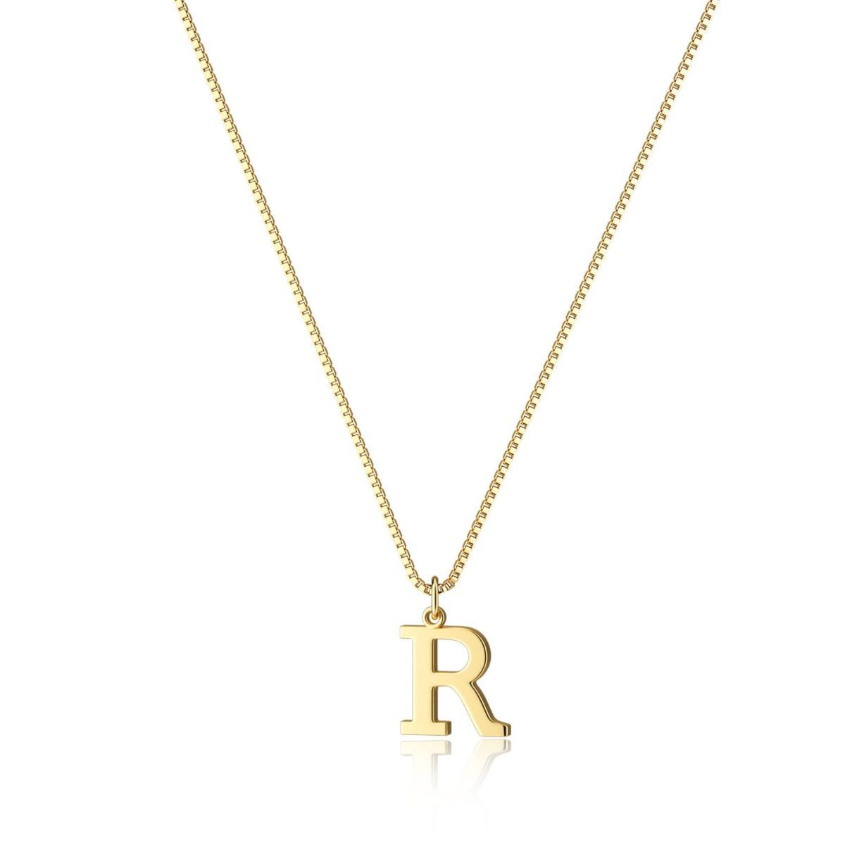 Gouden Ketting met Initialen voor Vrouw Persoonlijke Letter Sieraden