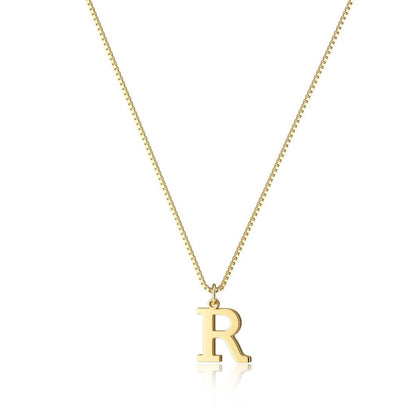 Gouden Ketting met Initialen voor Vrouw Persoonlijke Letter Sieraden
