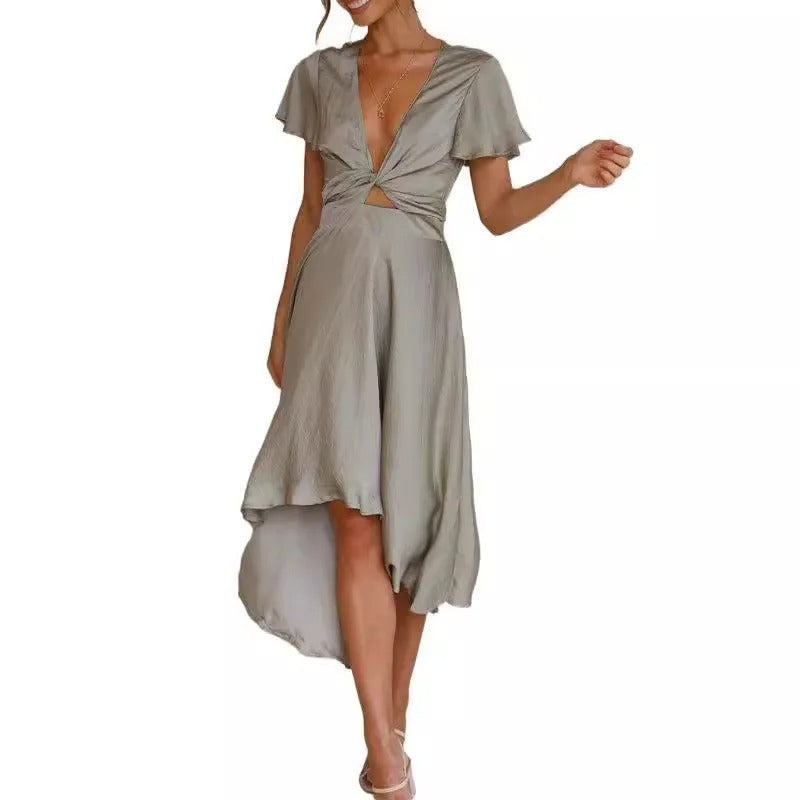 Midi Jurk Elegante Filippa Voor Vrouw