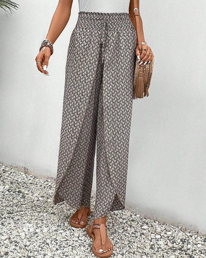 Pantaloni Palazzo Vrouwelijk Chic Zomerbroek