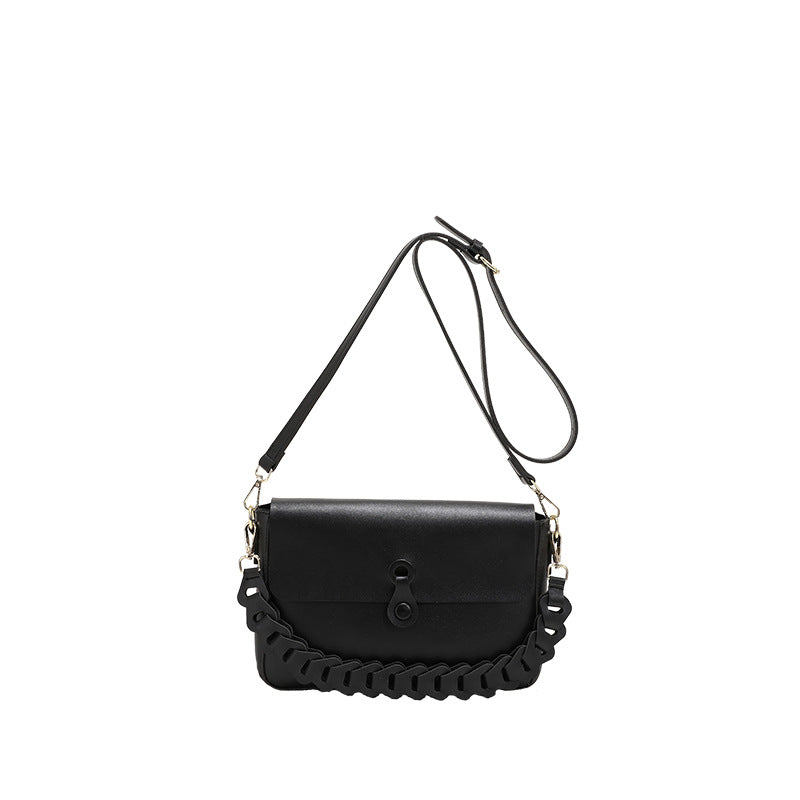 Dames Schoudertas Gevlochten Stijl Volwassen Trendy Look