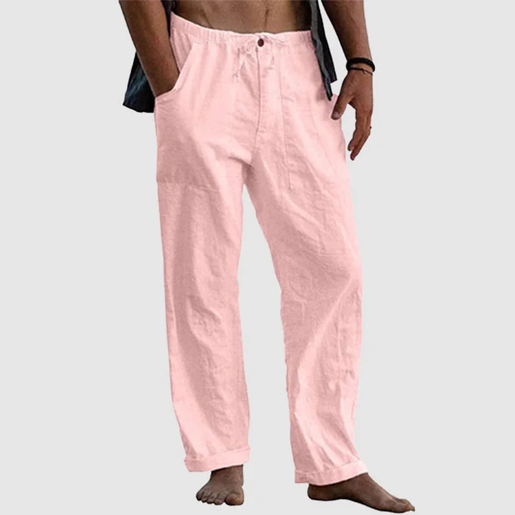 Linnen Broek Heren Casual Zomerkleding - StudioMarella