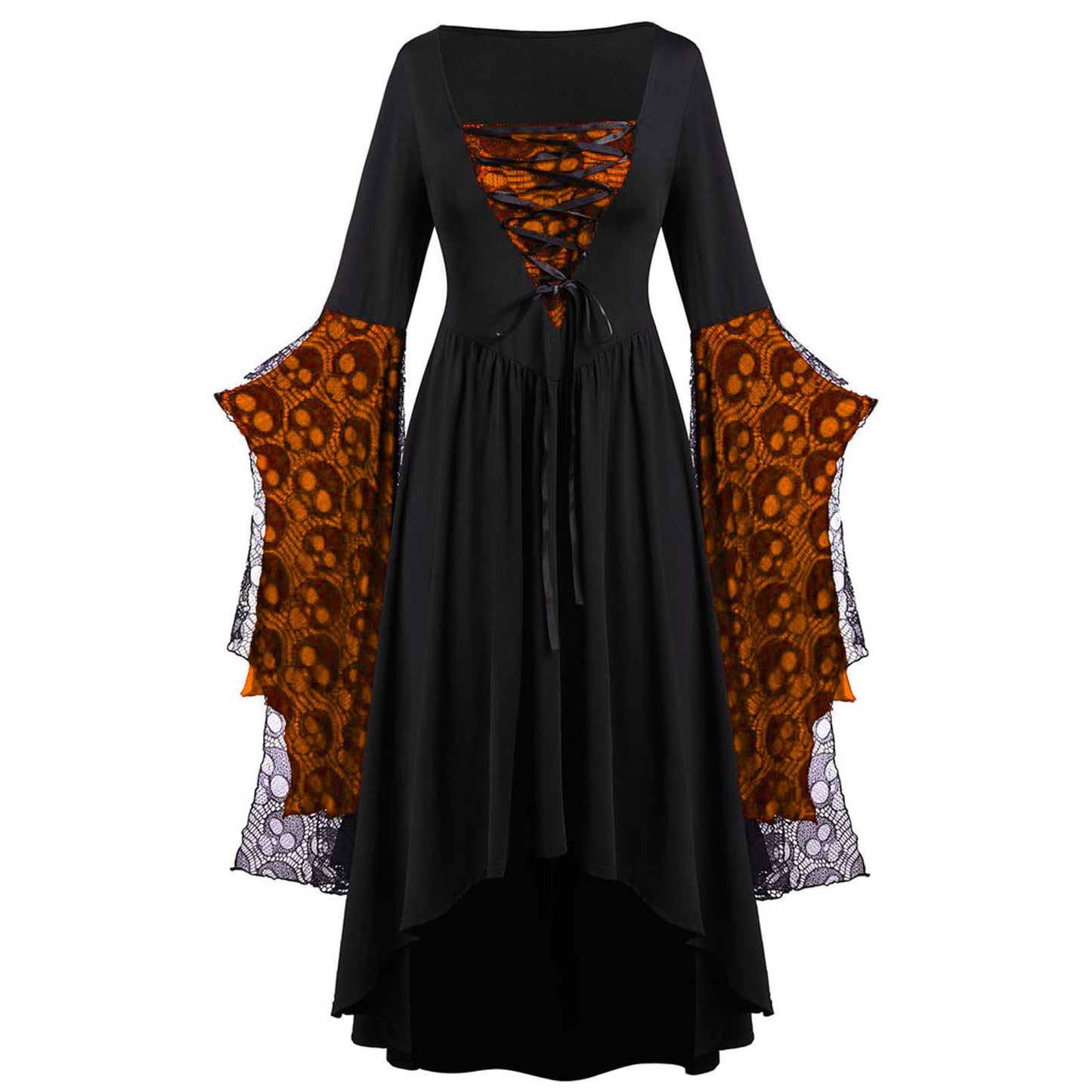 Dames Maxi Jurk Lang Met Kant Elegant