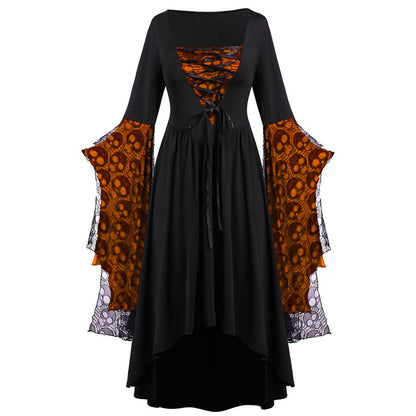 Dames Maxi Jurk Lang Met Kant Elegant