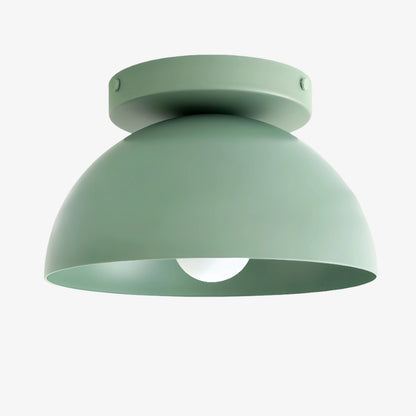 Minimalistische Plafondlamp Dome voor Compacte Ruimtes – Opbouwspot Beschikbaar in Meerdere Kleuren