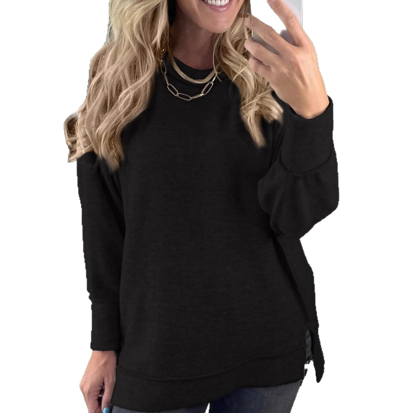 Dames Trui Ronde Hals Elegante Basis Collectie
