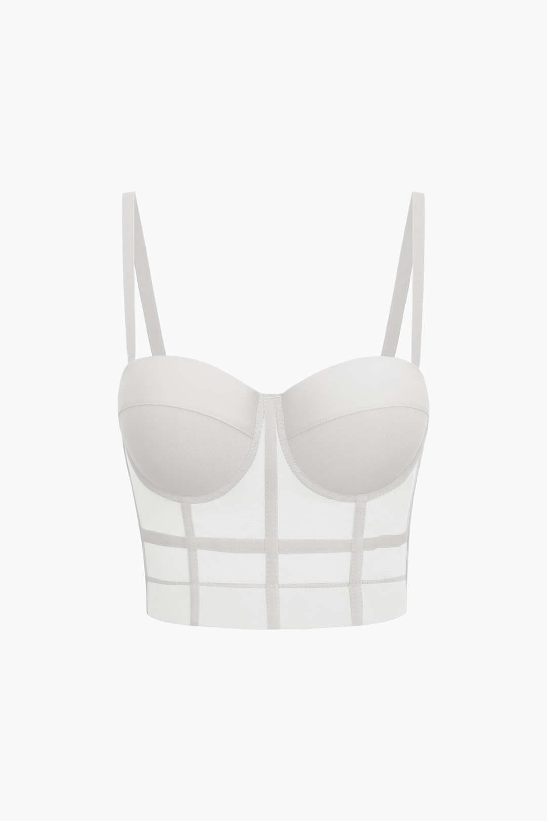 Bh-top met Beugelcups en Mesh voor Vrouw
