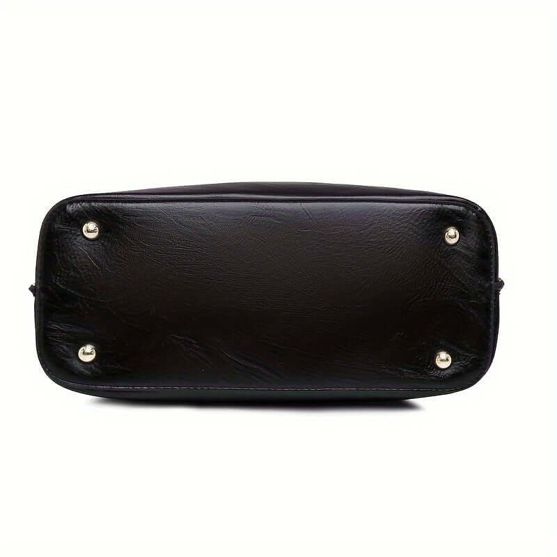 Leren Handtas voor Dames Twee-Kleurig Stijlvol Design