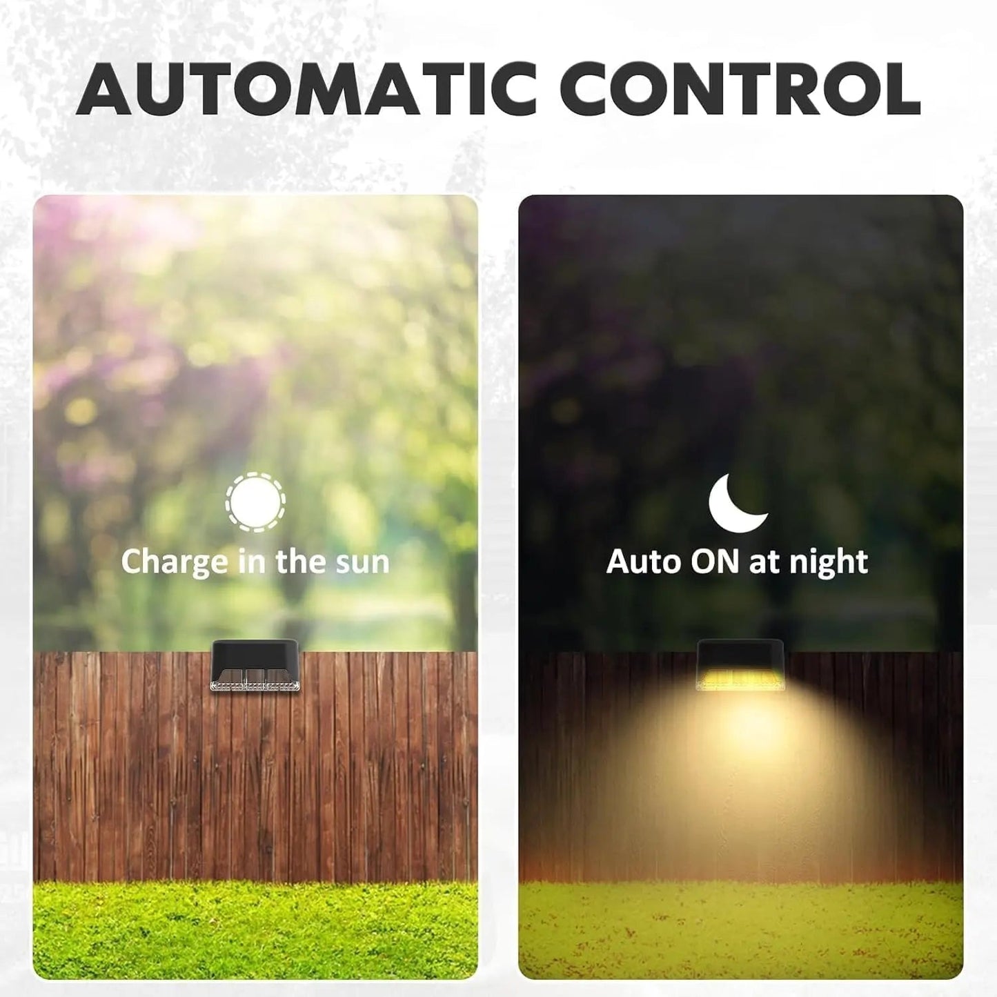Solarlampen Buiten Set 4 Stuks ABS IP65 Warm Wit Bewegingssensor Terras Oprit Tuin Automatisch Zonne-energie Kabellos Wandlamp Buitenlamp
