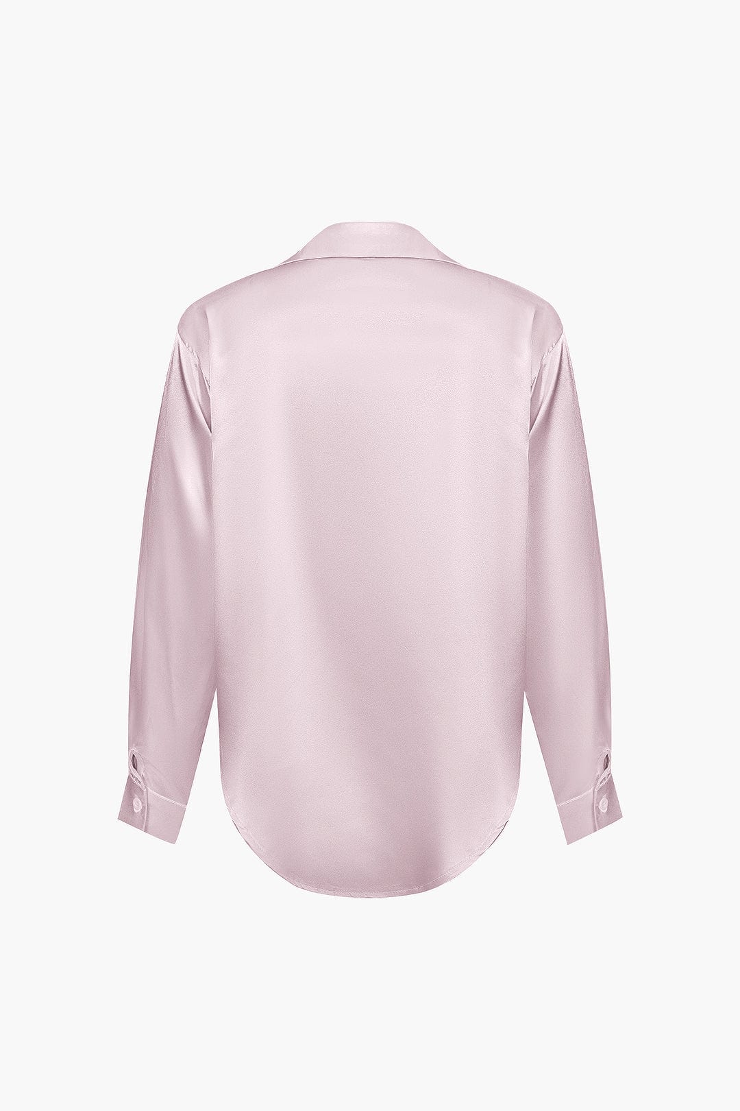 Vrouwelijke Blouse van Satijn Lang Mouw Elegant Model