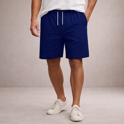 Korte Herenbroek Linnen Ademend Zomerbroek Casual Fit