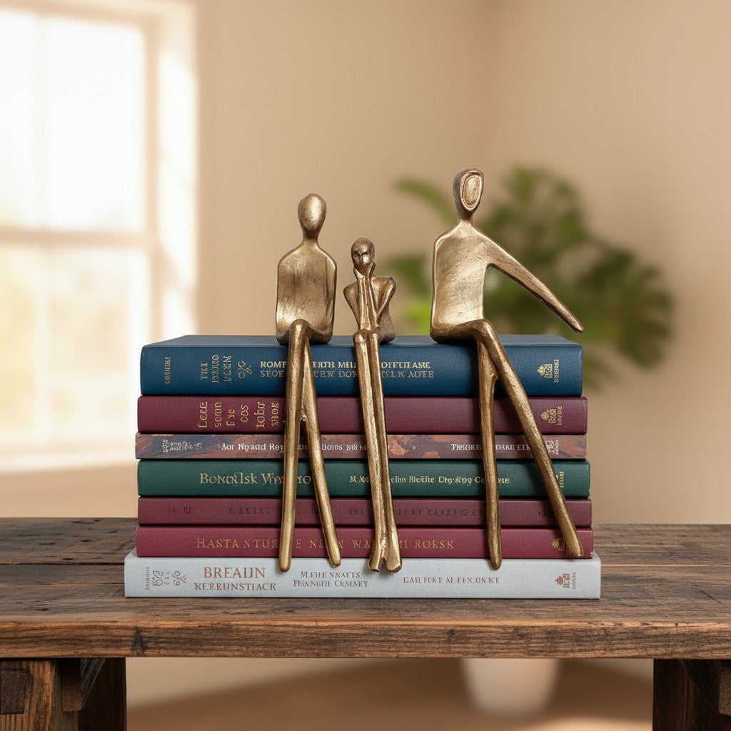 Geometrische Hondenbeeldje van IJzer – Minimalistisch Decoratief Sculptuur voor Bureau