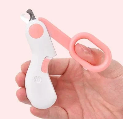 Nagelschaar huisdieren LED kunststof roze blauw hond kat nagelknipper met licht veilig trimmen verzorging
