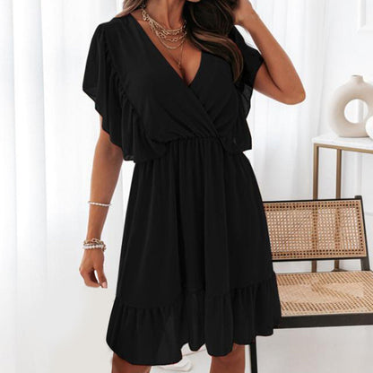 Vrouwelijke Zomerkleding Jurk Elegante Stijl