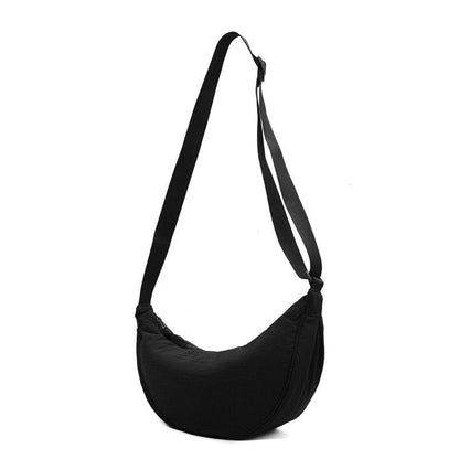Halve Maan Schoudertas Kunstleer Elegante Damestas Crossbody Handtas Mode Accessoire Casual Dagelijks Gebruik