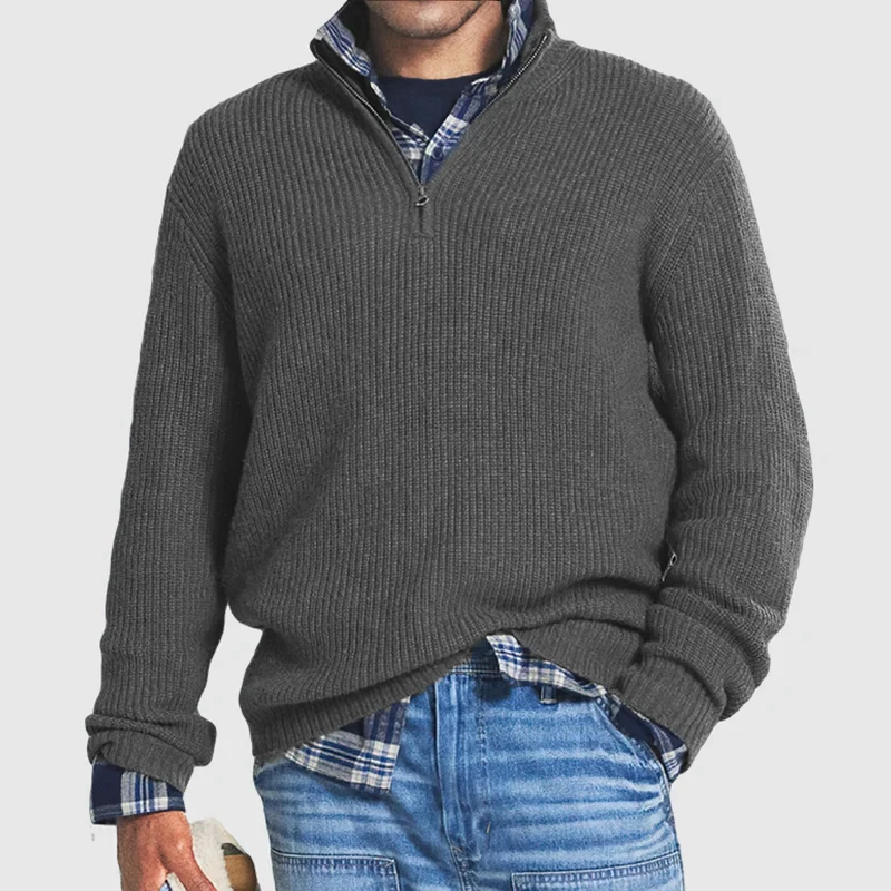 Waterdichte Heren Zipsweater Warm en Kwaliteit