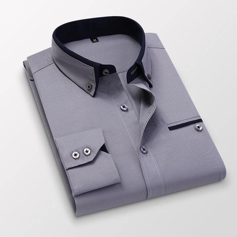 Katoenen Heren Overhemd Casual Relax Fit