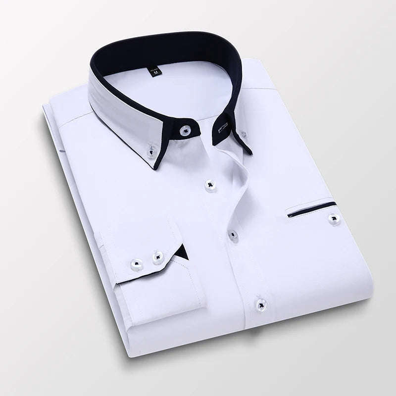 Katoenen Heren Overhemd Casual Relax Fit
