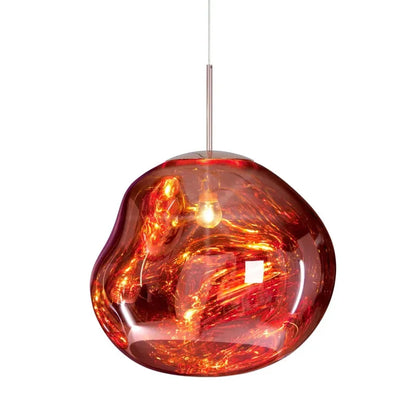 Hanglamp Lava Design Led Rond Goud Zilver Rood Rookgrijs Woonkamer Slaapkamer