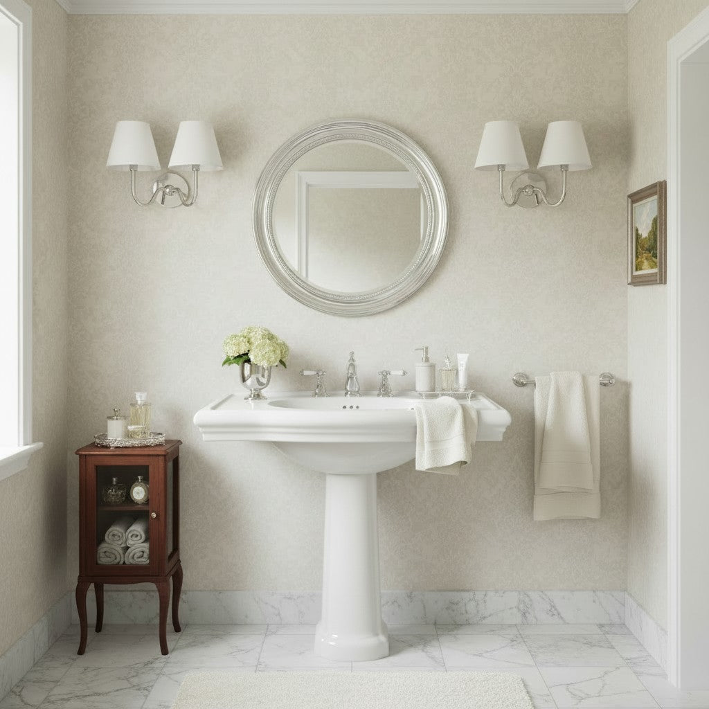Wandlamp met Geplisseerde Stoffen Kap – Klassieke Verlichting voor Slaapkamer en Woonkamer