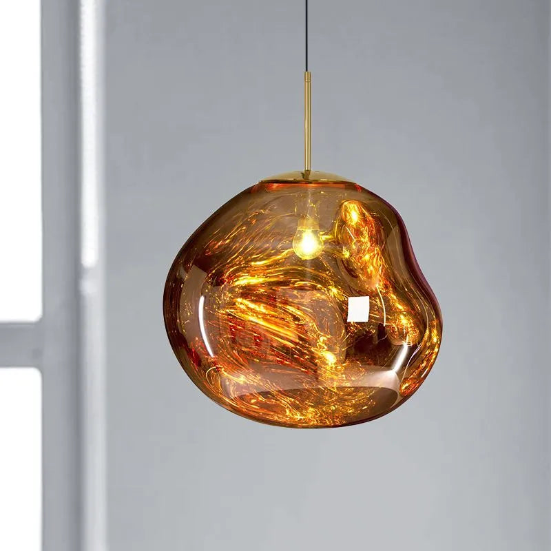 Hanglamp Organisch Acryl Lava Warm Wit E27 Woonkamer Slaapkamer Eetkamer 20 28 38cm