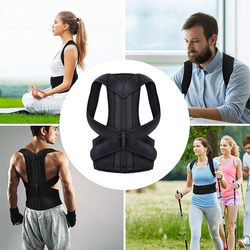 Ergonomische Houdingscorrector voor Schouders en Rug - Verstelbaar en Ademend - Unisex Postuurbrace