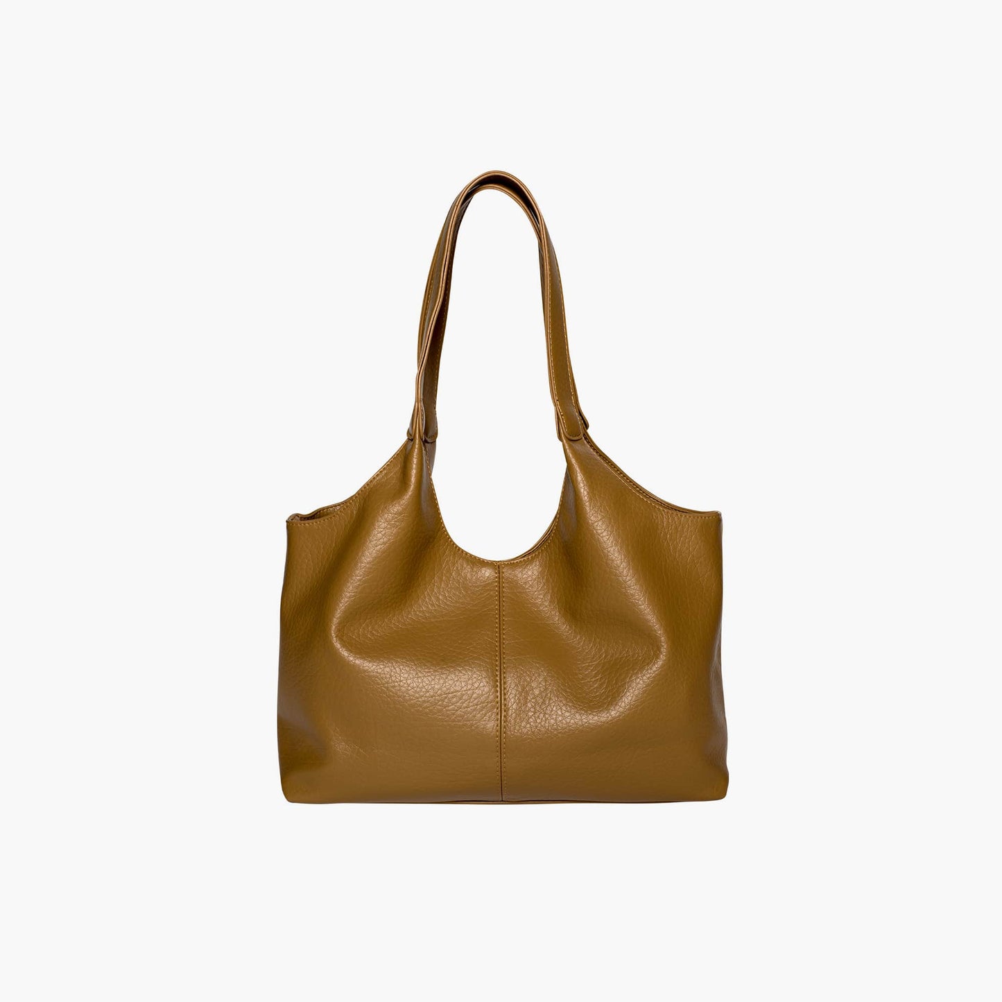 Vegan Schoudertas Dames Leren Look Ruim Tote Tas