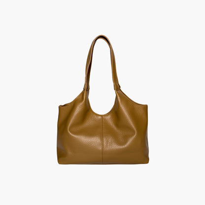 Vegan Schoudertas Dames Leren Look Ruim Tote Tas