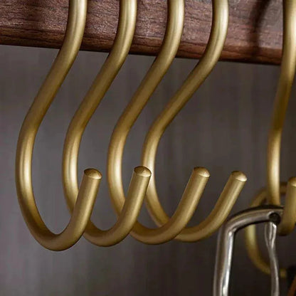 Metalen S-Vormige Kledinghangers - Set van 5 Luxe Haakhouders in Goud of Zilver voor Optimale Kledingkastorganisatie