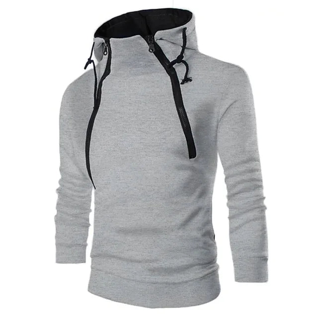 Zachte Sweatshirt Hoodie met Hoge Hals Comfortabel