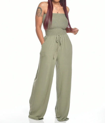 Vrouwelijke Jumpsuit Zonder Bandjes Zomerjurk Kort - StudioMarella