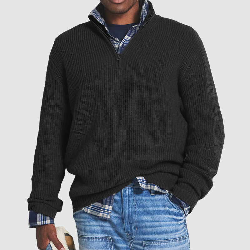 Herentrui Business Casual Met Ritssluiting Klassiek Design - StudioMarella