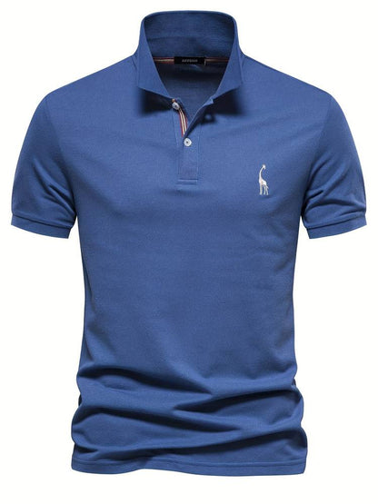 Polo Shirt Slim Fit met Contrasterende Kraag