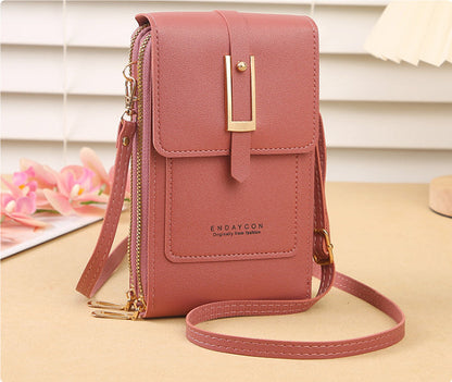 Dames Telefoontas Crossbody met Touchscreen Scherm en Bloemenvormig Ontwerp