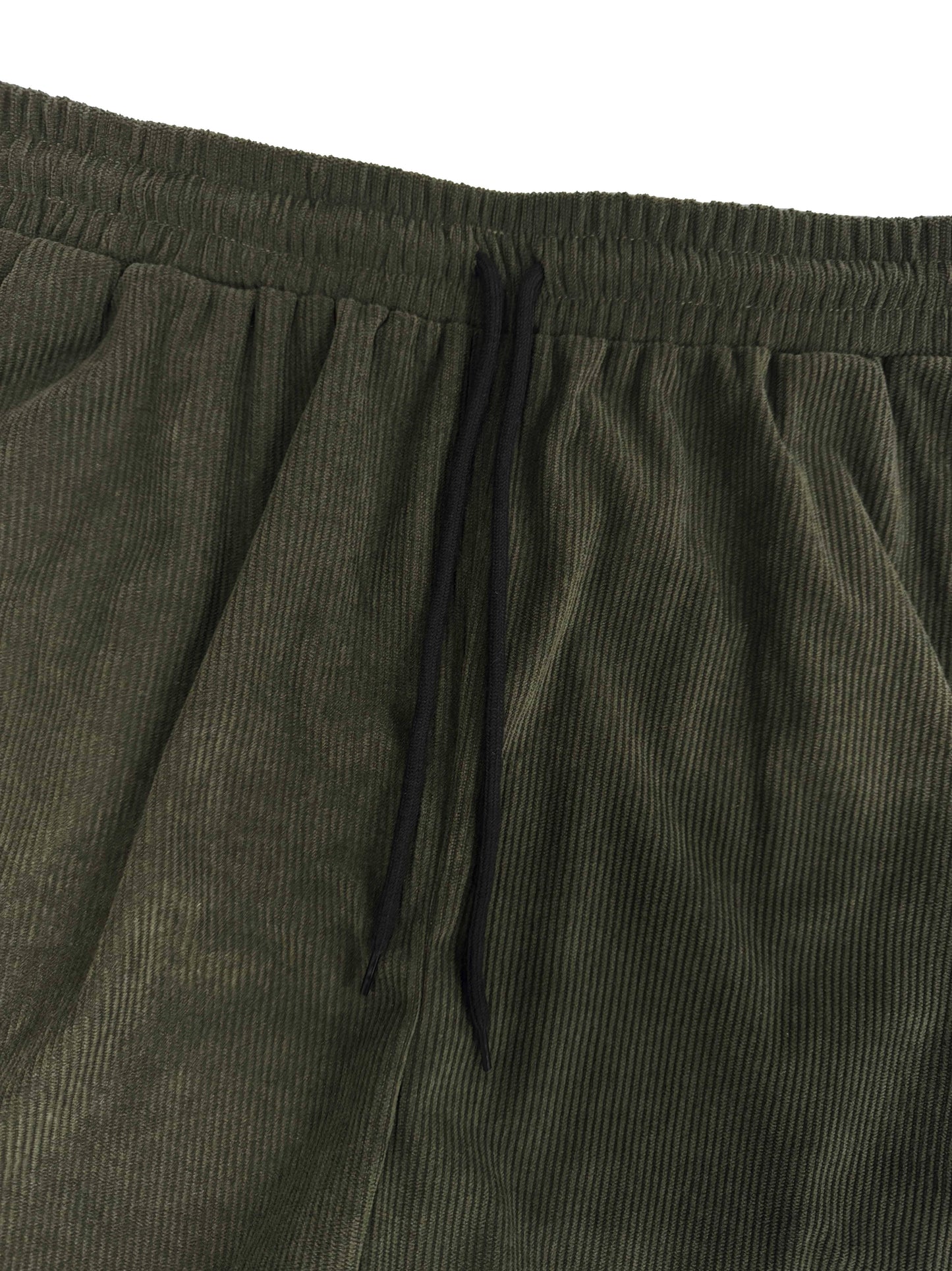 Korte Mouw Hemd Licht Rekbaar Zomer Effen Kleur Corduroy Casual