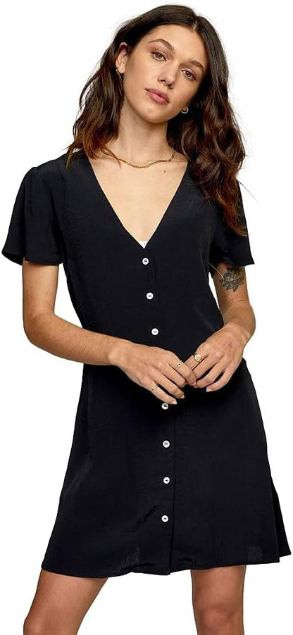 Elegante Geweven Jurk voor Vrouwen Avery Stijl