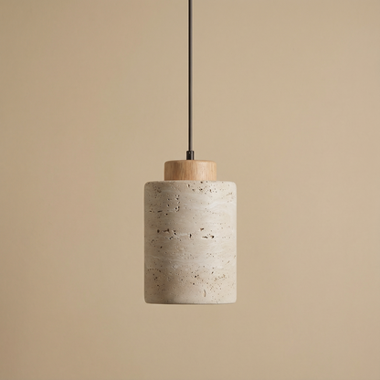 Vidar – Moderne Stenen Hanglamp met Natuurlijke Textuur