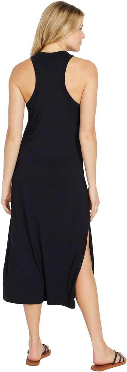 Midi Jurk voor Vrouwen Stonewashed Lichtgrijs