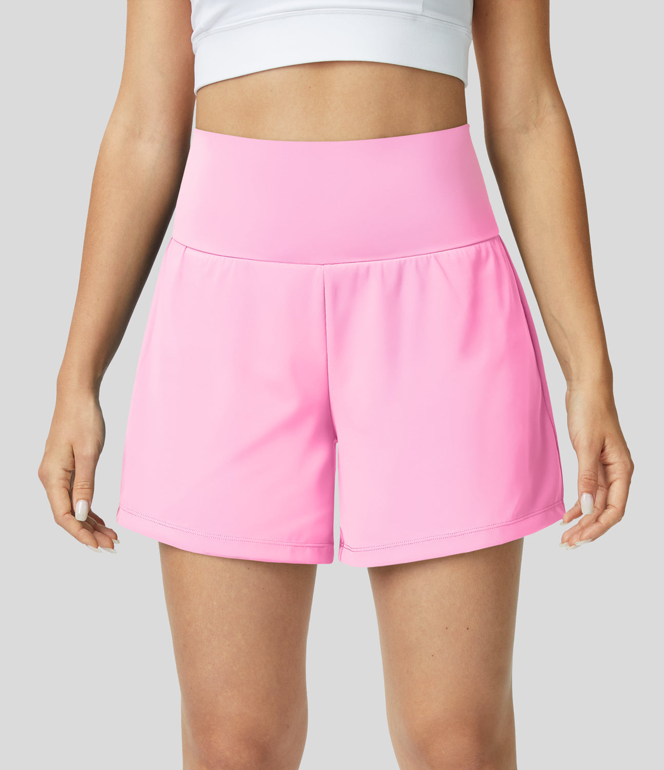Yoga Shorts Hoge Taille Ademend voor Vrouwen